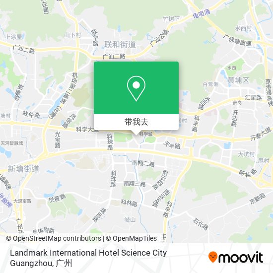 Landmark International Hotel Science City Guangzhou地图