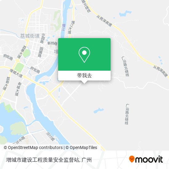 增城市建设工程质量安全监督站地图