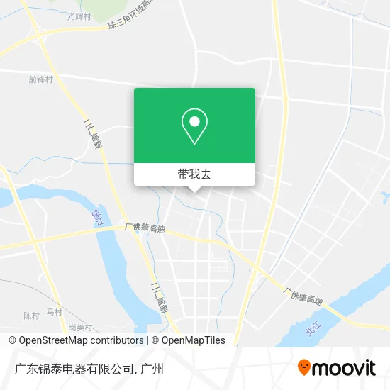 广东锦泰电器有限公司地图