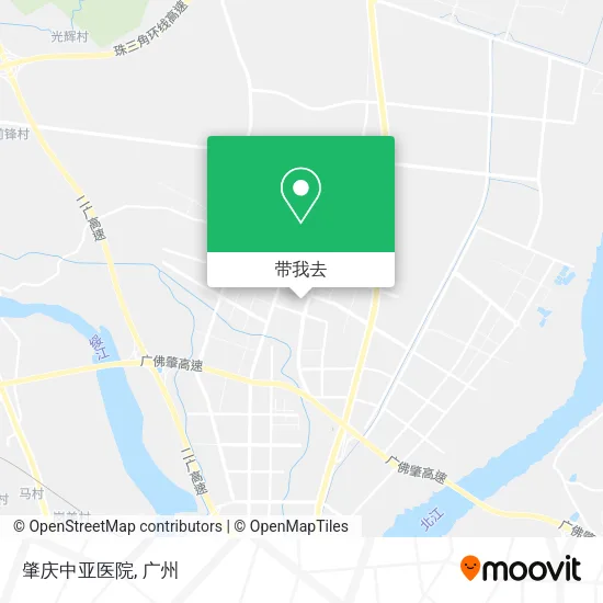 肇庆中亚医院地图