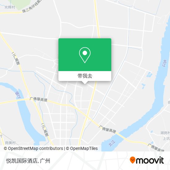 悦凯国际酒店地图