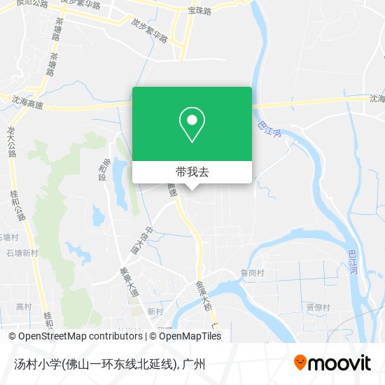 汤村小学(佛山一环东线北延线)地图