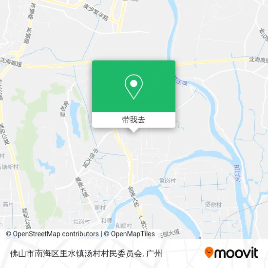 佛山市南海区里水镇汤村村民委员会地图