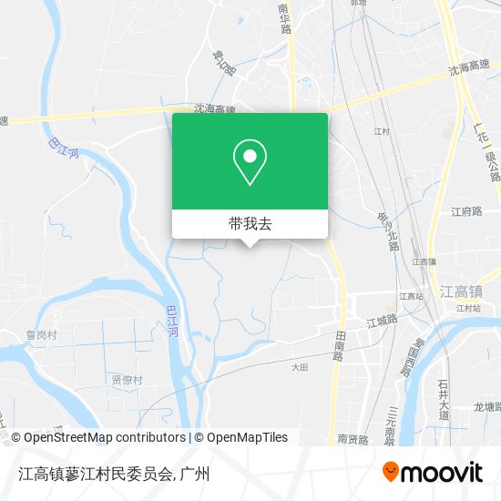 江高镇蓼江村民委员会地图