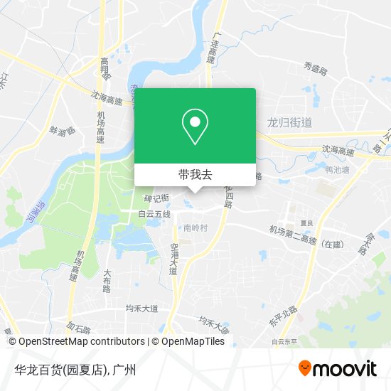 华龙百货(园夏店)地图
