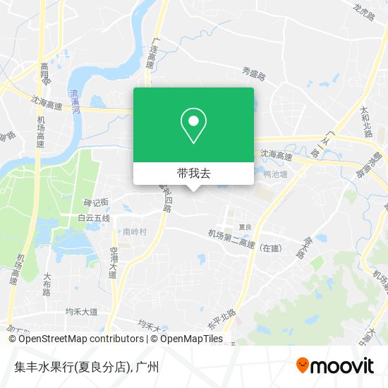 集丰水果行(夏良分店)地图