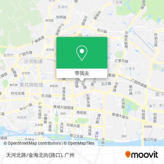 天河北路/金海北街(路口)地图