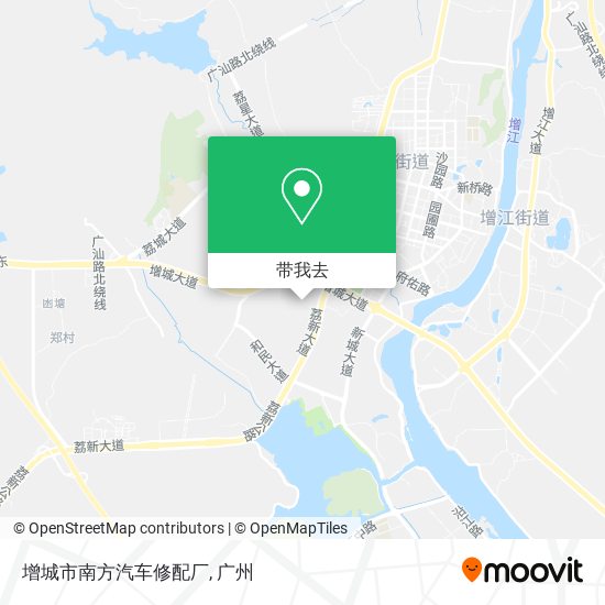 增城市南方汽车修配厂地图