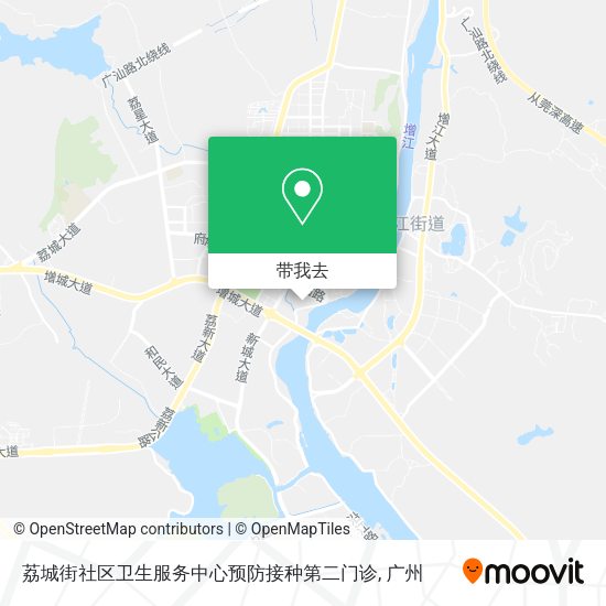 荔城街社区卫生服务中心预防接种第二门诊地图