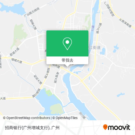 招商银行(广州增城支行)地图