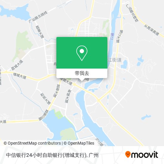 中信银行24小时自助银行(增城支行)地图