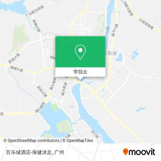 百乐城酒店-保健沐足地图
