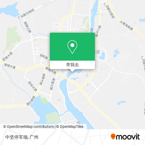 中坚停车场地图