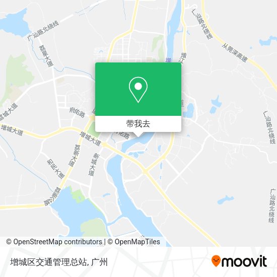 增城区交通管理总站地图