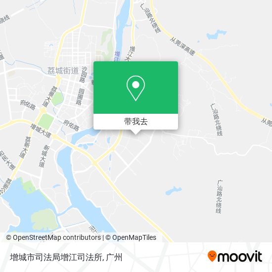 增城市司法局增江司法所地图