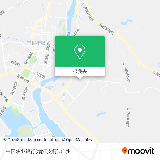 中国农业银行(增江支行)地图