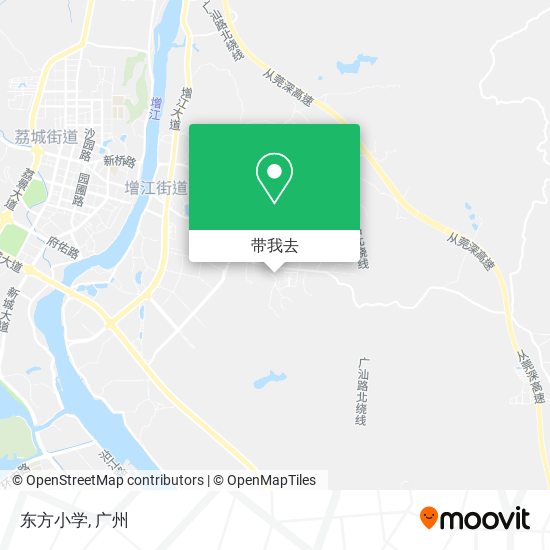东方小学地图