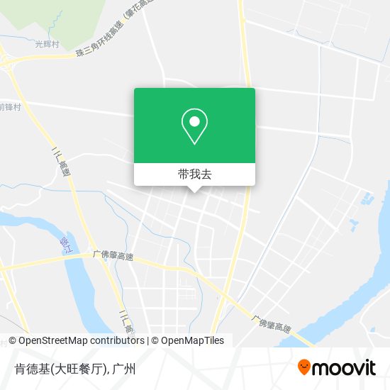肯德基(大旺餐厅)地图