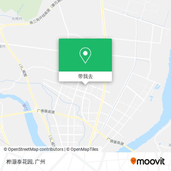 桦灏泰花园地图