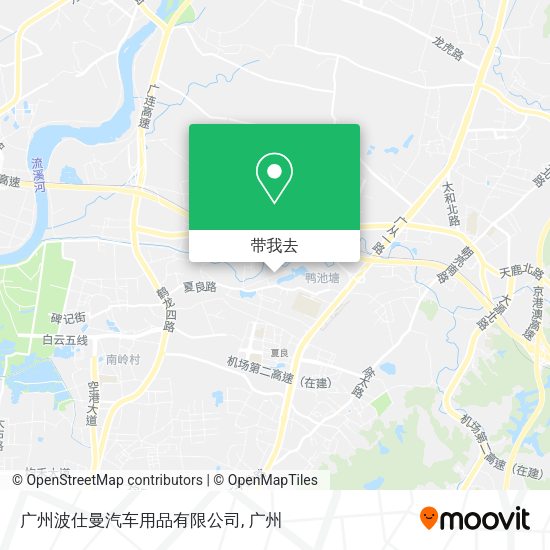 广州波仕曼汽车用品有限公司地图