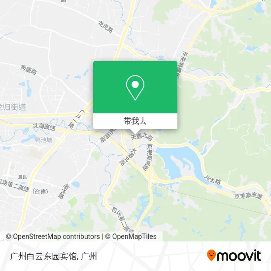 广州白云东园宾馆地图