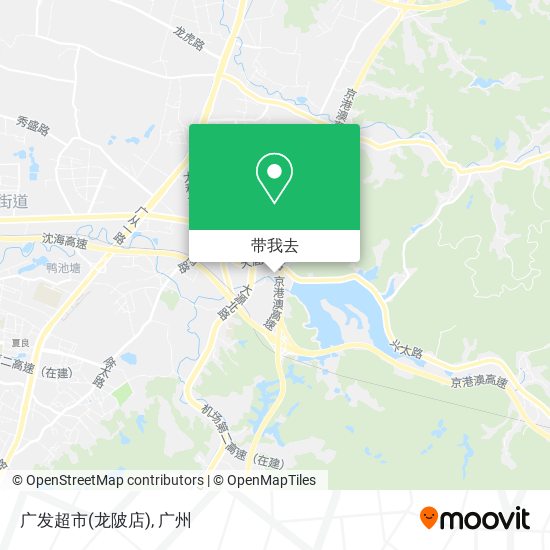 广发超市(龙陂店)地图