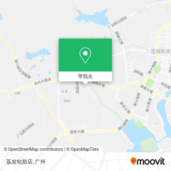 荔发轮胎店地图