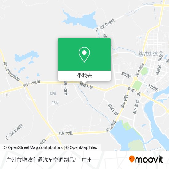 广州市增城宇通汽车空调制品厂地图