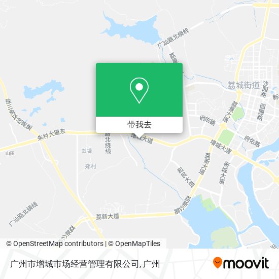 广州市增城市场经营管理有限公司地图