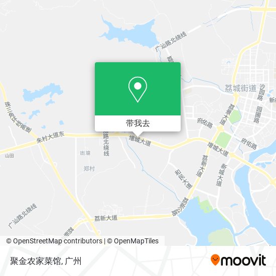 聚金农家菜馆地图