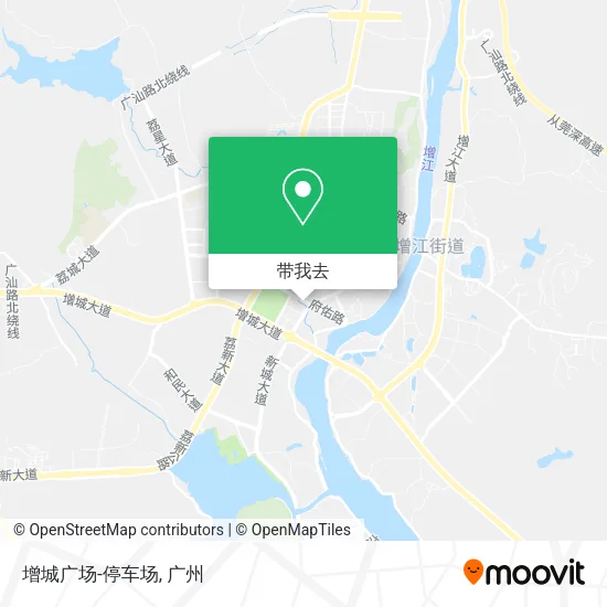 增城广场-停车场地图