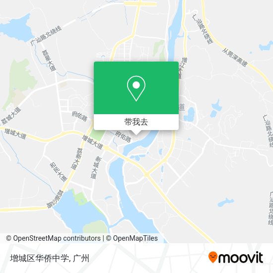 增城区华侨中学地图