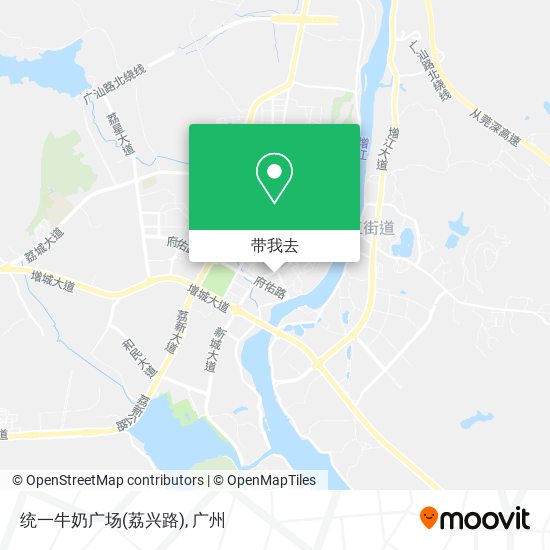 统一牛奶广场(荔兴路)地图