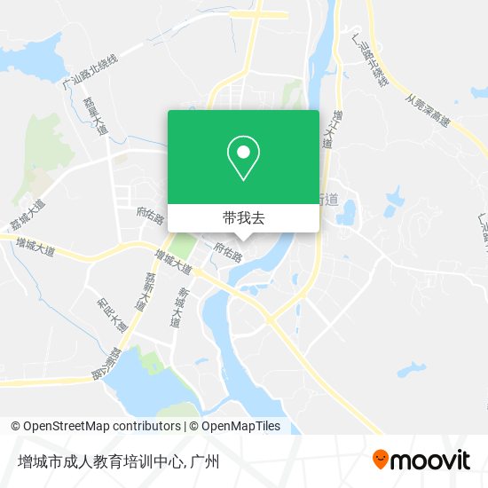 增城市成人教育培训中心地图