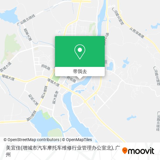 美宜佳(增城市汽车摩托车维修行业管理办公室北)地图