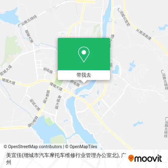 美宜佳(增城市汽车摩托车维修行业管理办公室北)地图