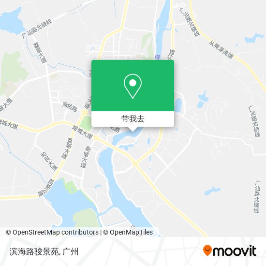 滨海路骏景苑地图
