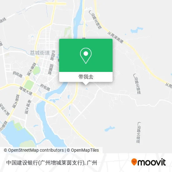 中国建设银行(广州增城莱茵支行)地图