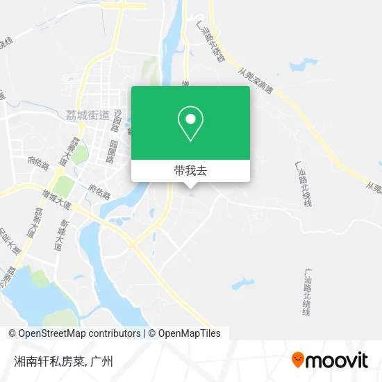 湘南轩私房菜地图