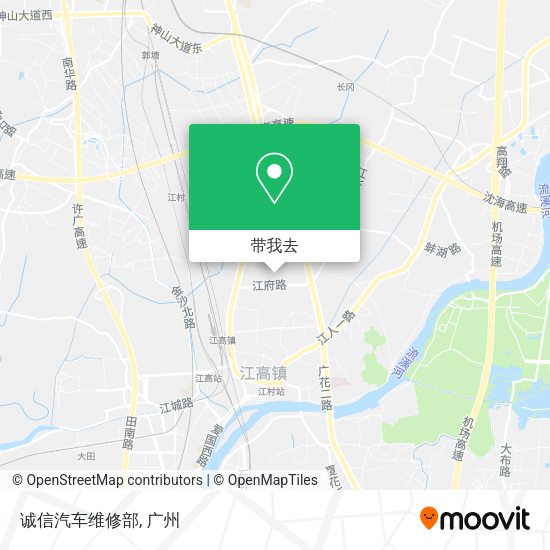 诚信汽车维修部地图