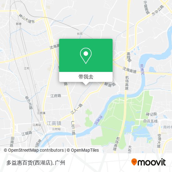多益惠百货(西湖店)地图