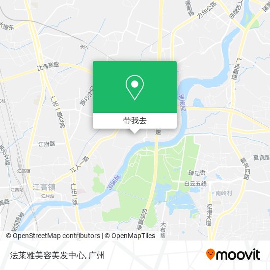 法莱雅美容美发中心地图