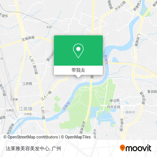 法莱雅美容美发中心地图