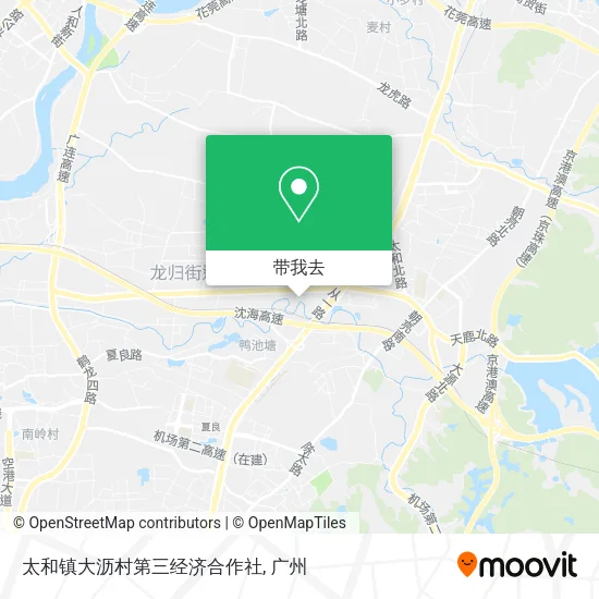 太和镇大沥村第三经济合作社地图