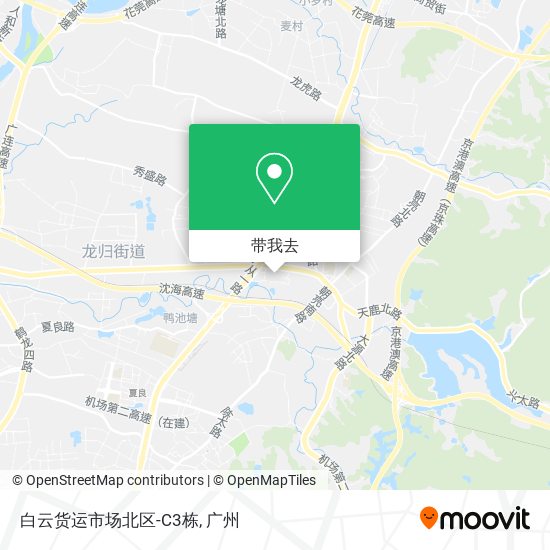 白云货运市场北区-C3栋地图