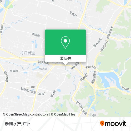 泰湖水产地图