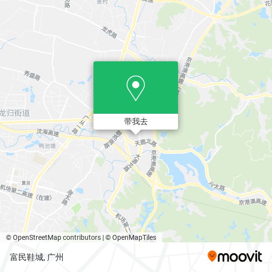 富民鞋城地图