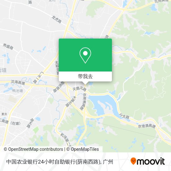 中国农业银行24小时自助银行(荫南西路)地图