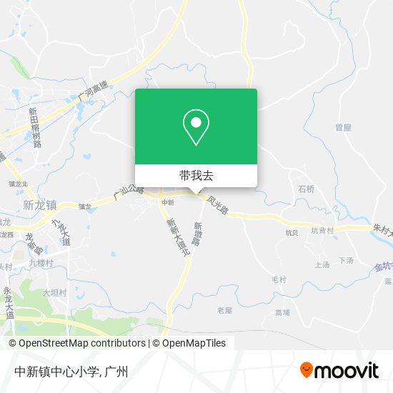 中新镇中心小学地图