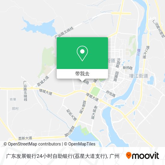广东发展银行24小时自助银行(荔星大道支行)地图